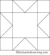 Quilt block: Eight-Pointed Star
