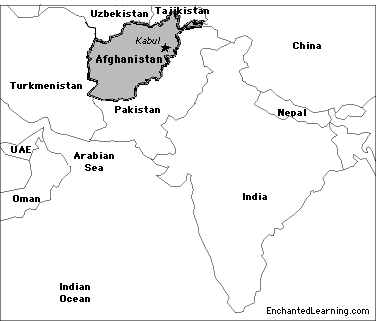 Afghanistan Enchantedlearning Com