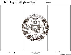 Search result: 'Flag of Afghanistan Printout'
