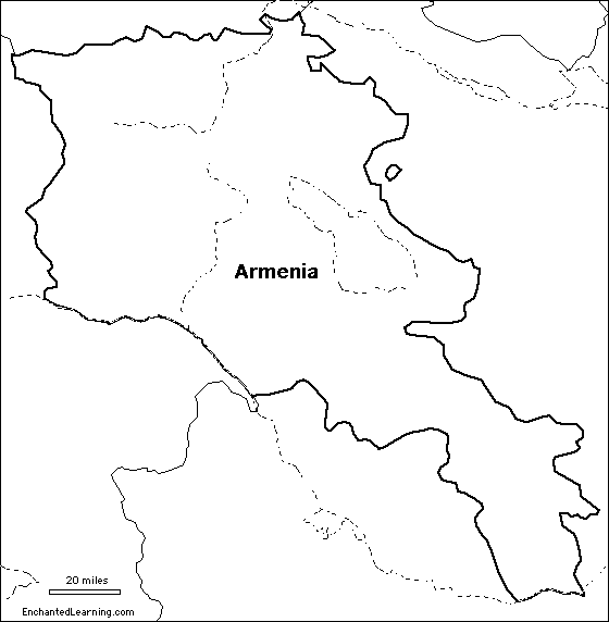 Search result: 'Outline Map of Armenia'