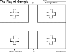 Flag of Georgia -thumbnail