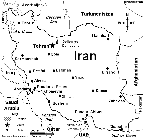 Area near Iran
