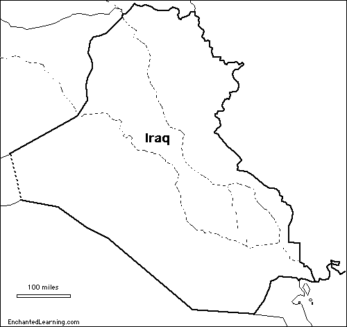 Search result: 'Outline Map Iraq'