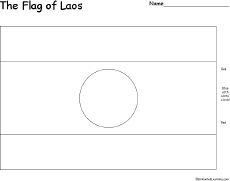 Search result: 'Flag of Laos Printout'