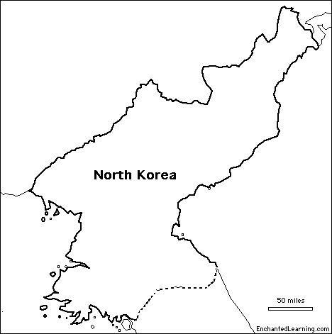 Search result: 'Outline Map North Korea'