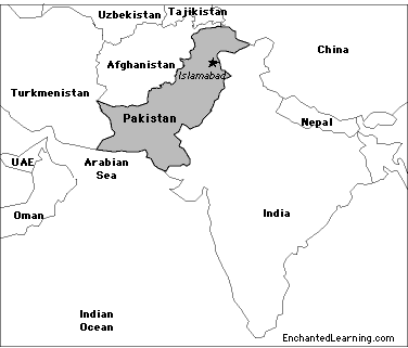 Area near Pakistan