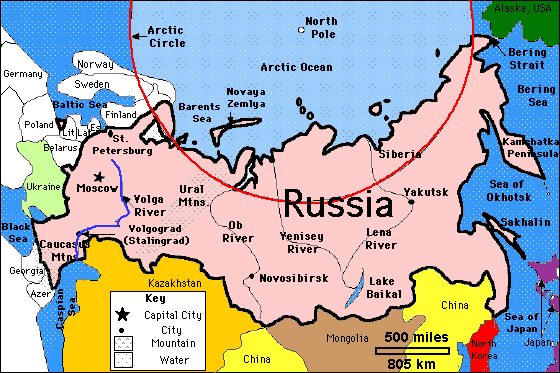 Area near Russia