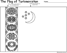 Flag of Turkmenistan -thumbnail