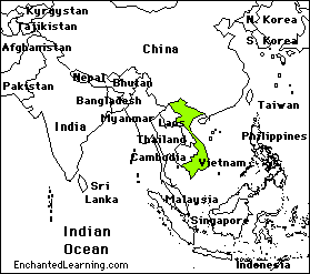 Area near Vietnam