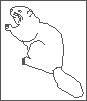 Search result: 'North American Beaver Simple Coloring Printout'