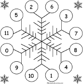 snowflake bingo