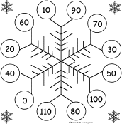 snowflake bingo