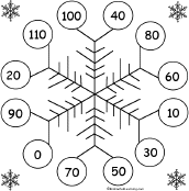 snowflake bingo