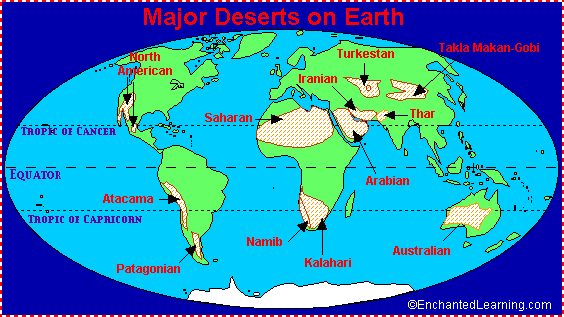 gobi desert on world map