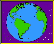 A picture of the Earth Jigsaw screen in BUSY LITTLE BRAINS.