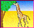 A picture of the Giraffe Jigsaw screen in BUSY LITTLE BRAINS.