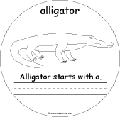 Search result: 'A Words Early Reader Book: Alligator Page'