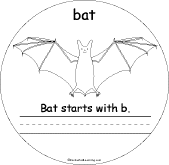 Search result: 'B Words Early Reader Book: Bat Page'