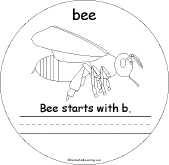 Search result: 'B Words Early Reader Book: Bee Page'