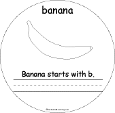 Search result: 'B Words Early Reader Book: Banana Page'