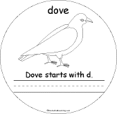 Search result: 'D Words Early Reader Book: Dove Page'