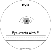 Search result: 'E Words Early Reader Book: Eye Page'