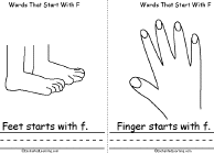 Feet, Finger
