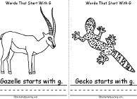 Gazelle, Gecko