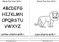 Letter, Lion