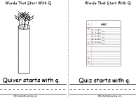 Quiver, Quiz