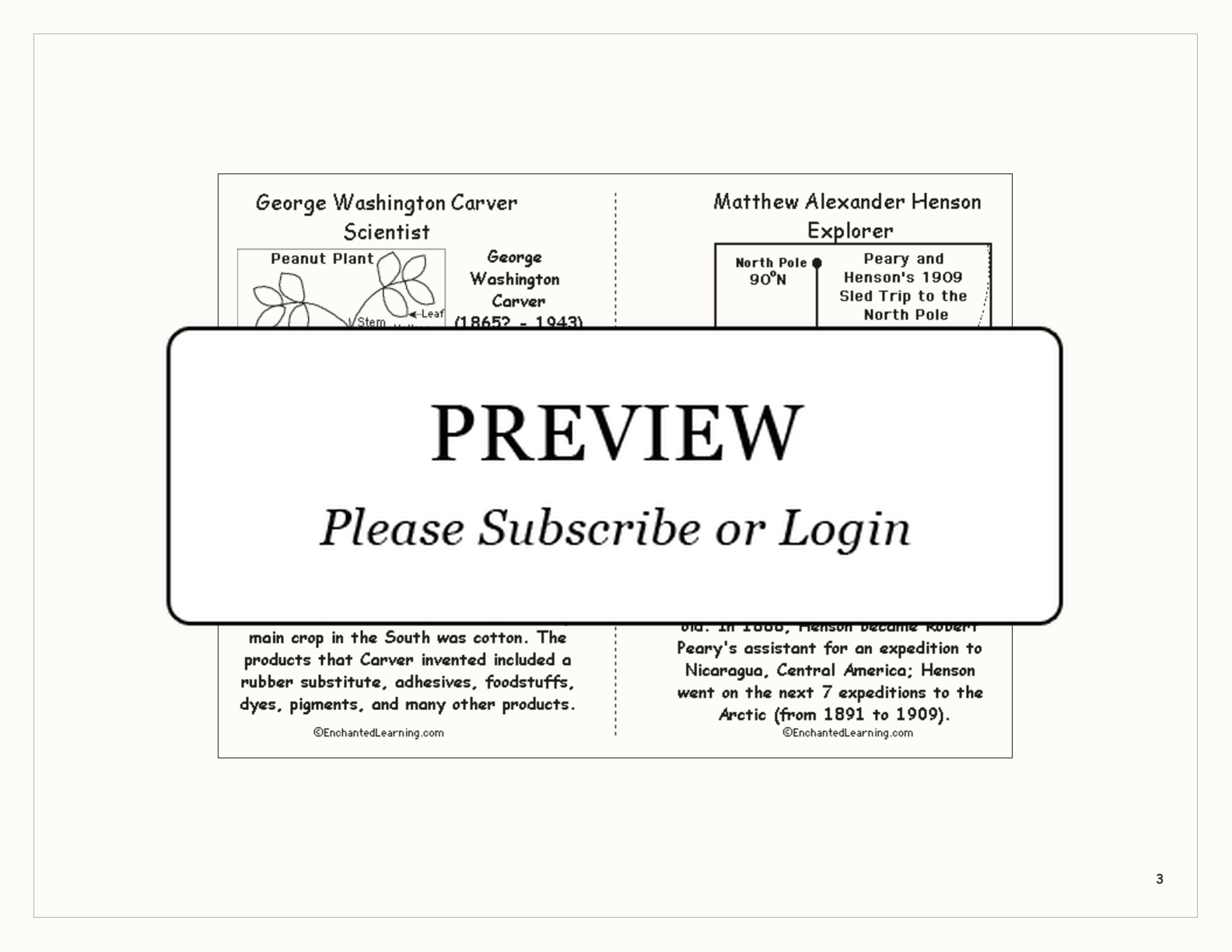 African Americans Book interactive printout page 3