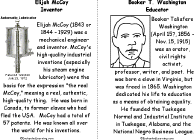 Search result: 'African Americans Book, A Printable Book: Elijah McCoy, Booker T. Washington'