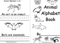 Search result: 'Animal Alphabet Book, A Printable Book: Cover, Ant, Bat'