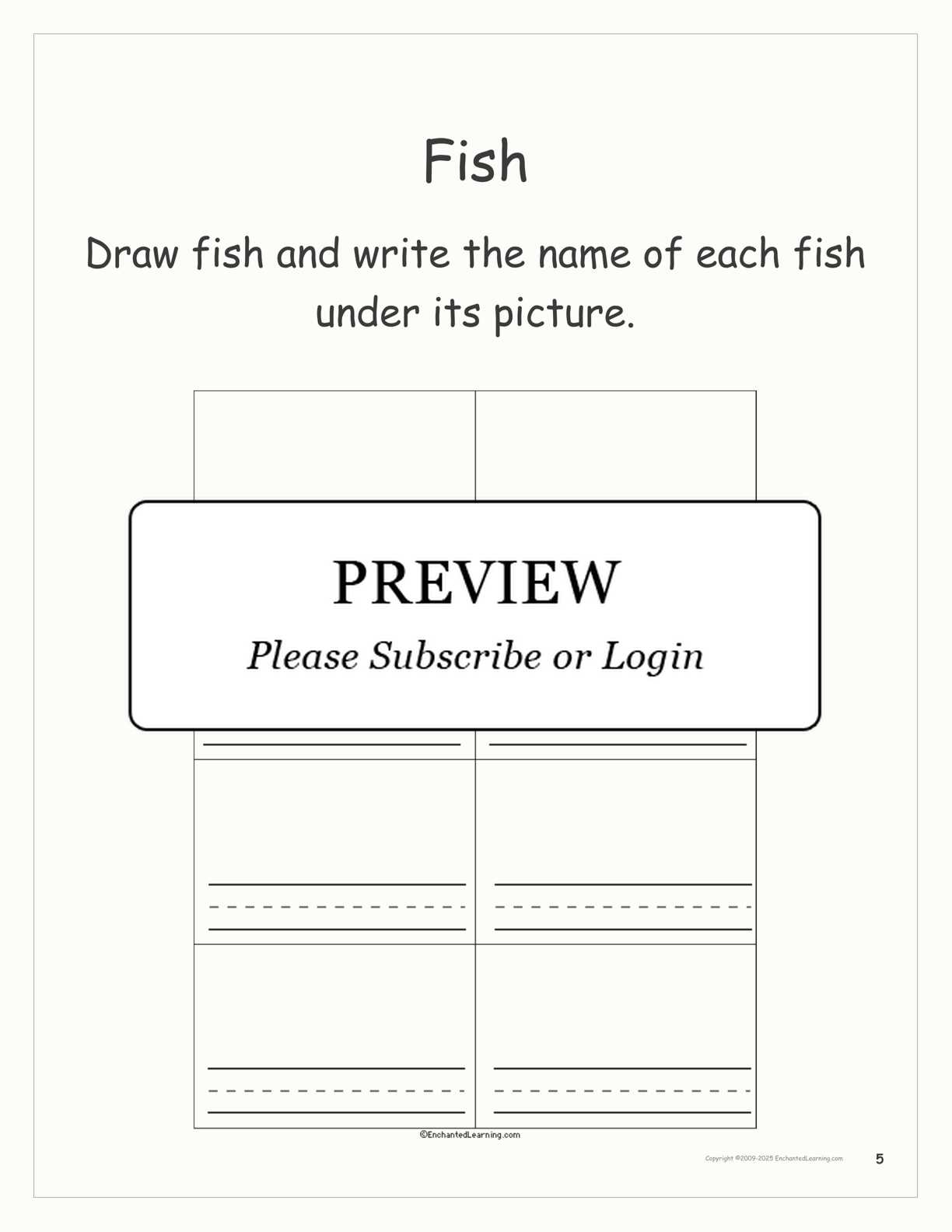 Animal Groups: A Printable Book interactive printout page 5