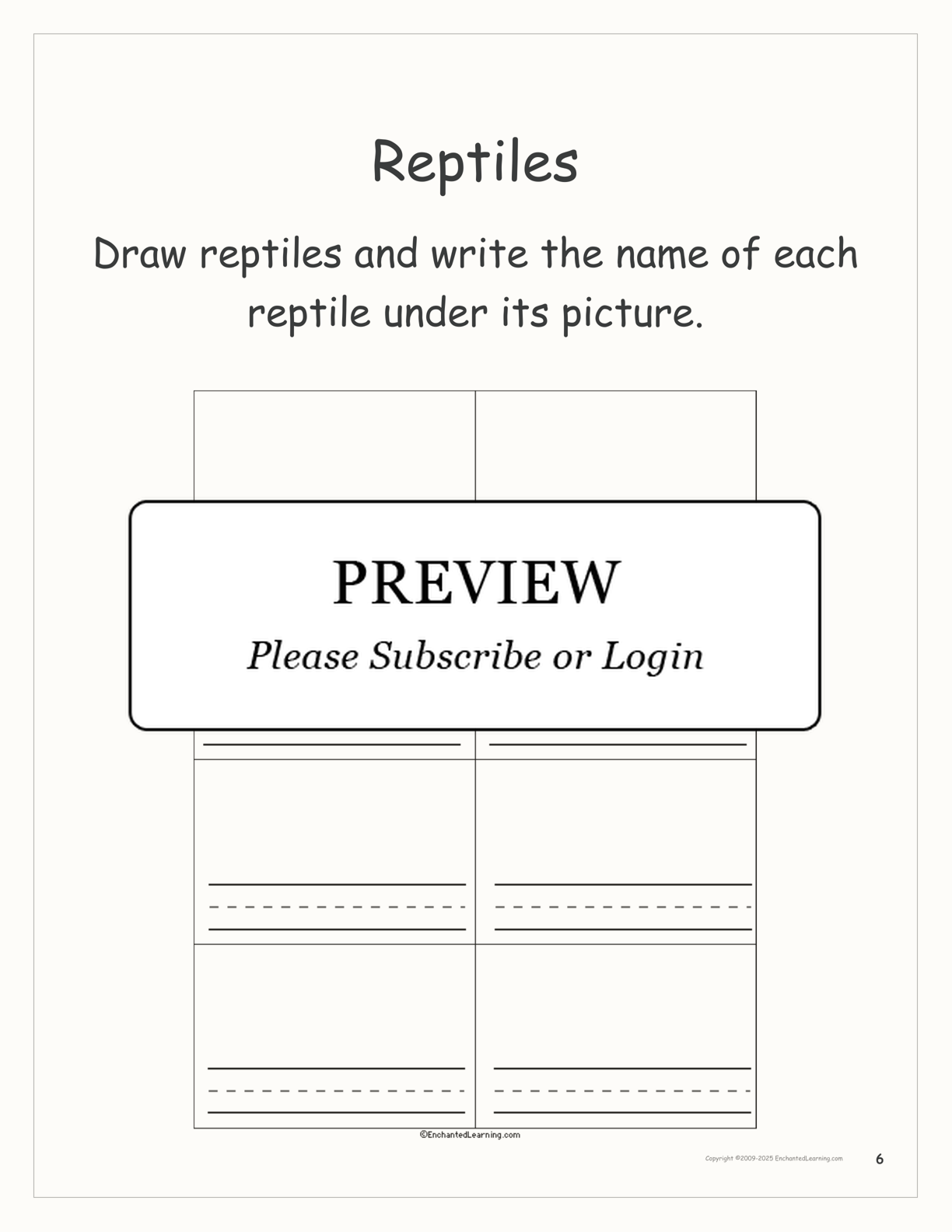 Animal Groups: A Printable Book interactive printout page 6