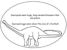 Search result: 'My Egg Book, A Printable Book: Sauropod Dinosaur'