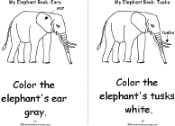 Search result: 'Elephant Book, A Printable Book: Ears, Tusks'