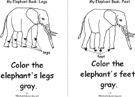 Search result: 'Elephant Book, A Printable Book: Legs, Feet'