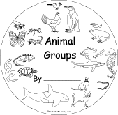 Search result: 'Animal Groups Early Reader Book: Cover Page'
