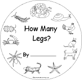 Search result: 'Animal Legs Early Reader Book: Cover Page'