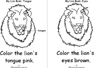 Search result: 'My Lion Book, A Printable Book: Tongue, Eyes'