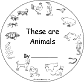 Search result: 'These are Animals: A Book on Animal Groups: Cover'