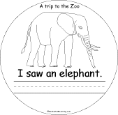 Search result: 'Trip to the Zoo Early Reader Book: Elephant Page'