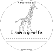 Search result: 'Trip to the Zoo Early Reader Book: Giraffe Page'