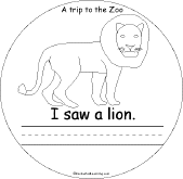 Search result: 'Trip to the Zoo Early Reader Book: Lion Page'