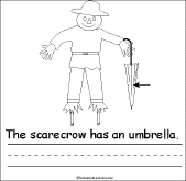 Search result: 'The Scarecrow's Clothes Early Reader Book: Umbrella Page'