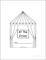 Search result: ''At the Circus' Printable Book'