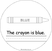 Search result: 'Blue Color Book: Crayon'
