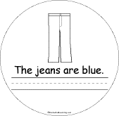 Search result: 'Blue Color Shape Book: Jeans'