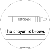 Search result: 'Brown Color Book: Crayon'